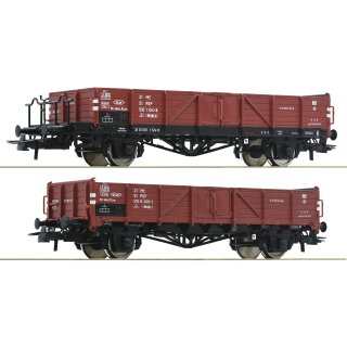 ROCO 76281 - Spur H0 PKP 2er-Set Offene Güterwagen Ep.IV    !!! NEU IN AKTION AB KW20/2020 !!!