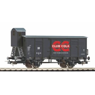 Piko 58924 - Ged. Güterwagen G02 "Club Cola" DR III m. Bh.   !!! NEU IN AKTION AB KW18/2021 !!!