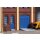 Auhagen 80255 - 1:87 Tore und Türen blau, Stufen, Rampen