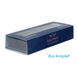 Liliput 967997 - Spur N Klarsichtbox N kurz, ca. 16,2 cm, mit Hülle, Universal-Inlay zum Zuschneiden (L967997)   *#*