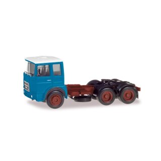 Herpa 310567 - 1:87 Roman Diesel 6×4Zugmaschine, hellblau / Dach weiß