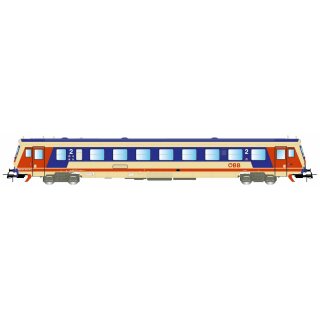 Rivarossi HR2782 - Spur H0 ÖBB Dieseltriebwagen 5047.001-2 blau/beige/rot Wortmarke Ep.VI Innenbeleuchtung *alter Preis*