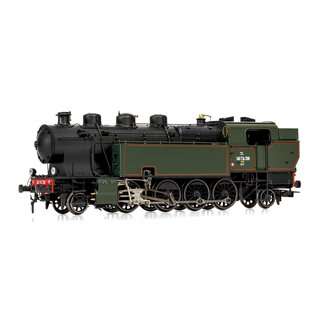 Jouef HJ2377 - Spur H0 SNCF, Dampflokomotive 141 TA 318 in schwarz-grüner Lackierung, Ep. III
