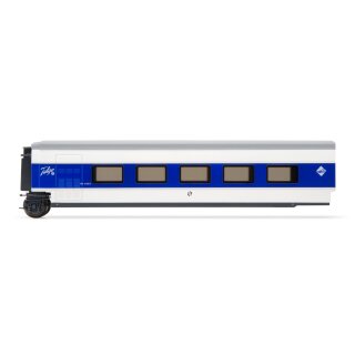 Electrotren E3349 - Spur H0 RENFE, Talgo Pendular, Speisewg.,blau-weiß,Largo Reco.,Ep.V