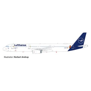 Herpa 559959 - 1:200 Lufthansa Airbus A321 "Die Maus"
