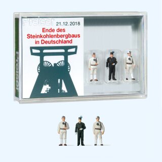 Preiser 13401 - Figurensatz Sonderfertigung 1:87 "Ende des Steinkohlenbergbaus in Deutschland im Dezember 2018"