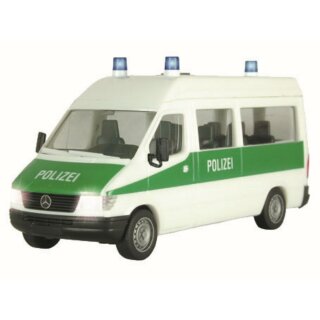 Viessmann 1130 - Spur H0 MERCEDES BENZ Sprinter Polizei mit elektrischem Blinklicht und Beleuchtung
