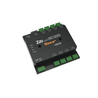 ROCO 10836 - Z21 switch DECODER DCC Schaltdecoder für 8 Weichen   *2023*