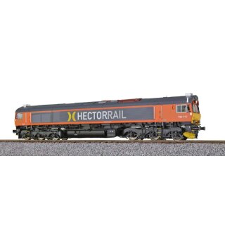 ESU 31284 - Spur H0 Diesellok H0, C66 Hectorrail, T66 713, Ep VI, Vorbildzustand um 2018, Grau/Orange  Sound+Rauch, DC/AC