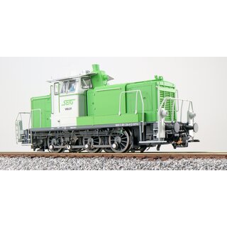 ESU 31428 - Spur H0 Diesellok, H0, BR V60, V60.01, grün-weiß, SETG Ep. VI, Vorbildzustand um 2018, LokSound, Raucherzeuger, Rangierkupplung, DC/AC