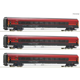 ROCO 74088 - Spur H0 ÖBB 3-tlg Set Railjet AC Ep.VI ACC