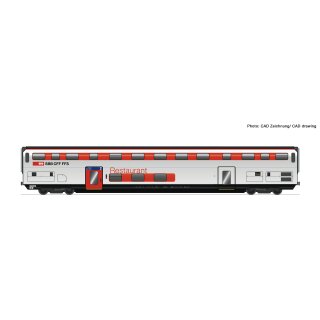 ROCO 74497 - Spur H0 SBB Doppelstockwagen IC 2020 WRB Ep.VI