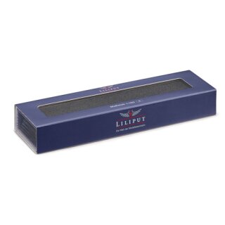 Liliput 967998 - Spur N Klarsichtbox für N-Fahrzeuge lang, ca. 22,2 cm, mit Hülle, Universal-Inlay zum Zuschneiden (L967998)