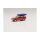 Herpa 420549 - 1:87 Wartburg 353 `66 Tourist mit Dachzelt im Fahrzustand, rot