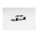 Herpa 420556 - 1:87 Porsche 911 Carrera 2 Coup&eacute;, wei&szlig; mit schwarzen Felgen und Porsche Schriftzug