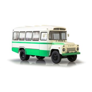 Herpa 83SSM4033 - 1:43 SSM: KAVZ-685 Bus, weiß/grün