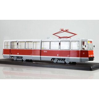 Herpa 83SSM4040 - 1:43 Tram KTM-5M3, weiß/rot