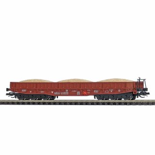 Busch 31177 - 1:120 Flachwagen/Sandladung