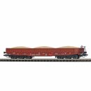 Busch 31177 - 1:120 Flachwagen/Sandladung