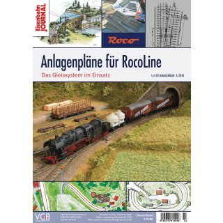 ROCO 81390 - Zeitschrift "EisenbahnJournal Anlagenpläne für ROCO LINE"
