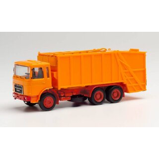Herpa 013833 - 1:87 Herpa MiniKit: Roman Diesel Pressmüllwagen, orange