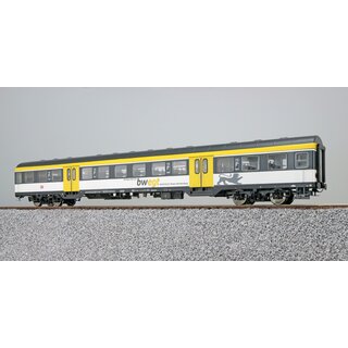 ESU 36511 - Spur H0  n-Wagen, H0, Bnrz 450.3, 22-35 927-9, 2. Kl, DB Ep. VI, lichtgrau/gelb/grau, DC