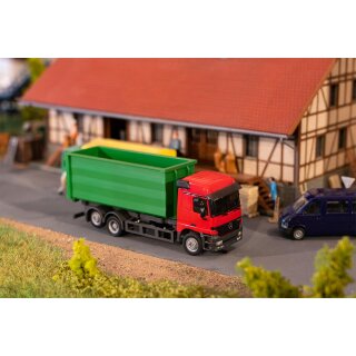 Faller 161493 - Spur H0 LKW MB Actros LH96 Abrollcontainer (HERPA) Ep.V