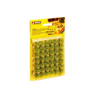 Noch 07041 - Spur G,0,H0,TT,N,Z Grasbüschel Mini-Set XL “Feldpflanzen” grün veredelt, 42 Stück, 9 mm