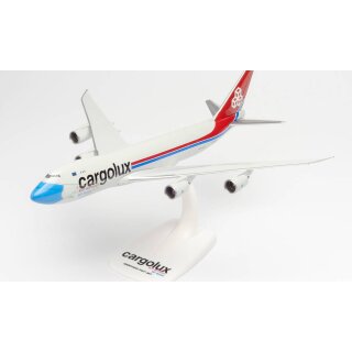 Herpa 613118 -- 1:250 Cargolux Boeing 747-8F "Not Without My Mask"