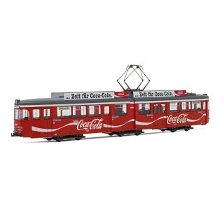 Rivarossi HR2861 - Spur H0 Tram, Duewag GT6, Heidelberg, Coca-Cola,Ep.IV-V