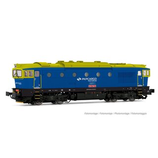 Rivarossi HR2864 - Spur H0 PKP Cargo,Diesellok D753.7,blau/hellgrün, Ep.V-VI