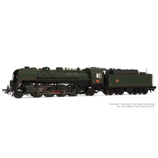 Arnold HN2482 - Spur N SNCF,Dampflok 141R1187,boxpok, grün., gr. Öltender, Epoche III