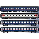 LS Models MW1811/1 -- Spur H0 &Ouml;BB/SBB Personenzug &quot;Nightjet&quot; vierteilig HAMBURG-ALTONA - Z&Uuml;RICH HB Ep.VI   exklusiv f&uuml;r Lemke Collection
