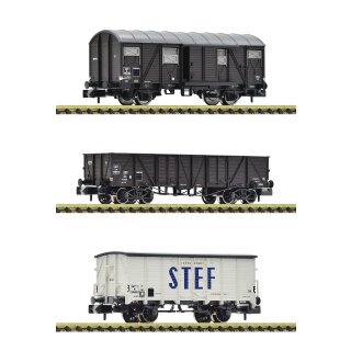 Fleischmann 880904 - Spur N SNCF 3-tlg. Set: Güterwagen Ep.III   *2023*