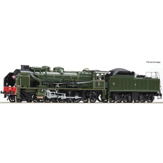 ROCO 73079 - Spur H0 SNCF Dampflokomotive 231 E 40 Ep.III  Sound