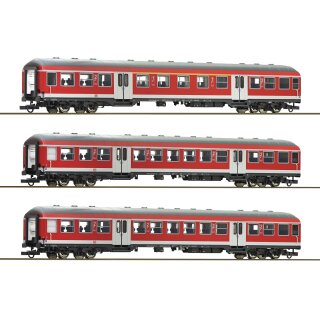 ROCO 74050 - Spur H0 DB-AG 3-tlg. Set: Regionalzug Ep.V/Ep.VI