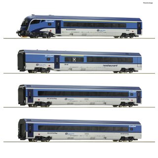 ROCO 74064 - Spur H0 CD 4-tlg. Set: „Railjet“ Ep.VI   *Wettbewerber-Angebot*