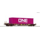 ROCO 76234 - Spur H0 AAE Taschenwagen T3 + ONE Container...