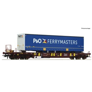 ROCO 76235 - Spur H0 AAE Taschenwagen T3 + P&O Ferrymasters Trailer Ep.VI