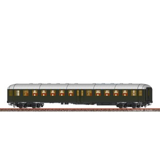 Brawa 58025 - Spur H0 Personenw. B4ymgf-51 DB III AC  B+ LED