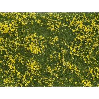 Noch 07255 - Spur G,1,0,H0,H0M,H0E,TT,N,Z Bodendecker-Foliage Wiese gelb 12 x 18 cm