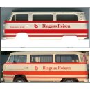 Brekina ACCBR202102 - 1:87 VW T2b Bus "Blaguss Reisen" limitiert auf 300 Stück (A)