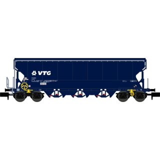NME 204611 - Spur N VTG Getreidewagen Tagnpps 102m³, blau, VTG, 13. Betr.nr. Ep.6  0764 225-9  geänderte Wagennr.