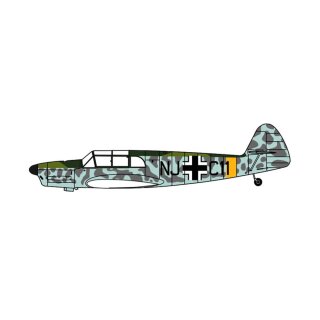 Herpa 81AC107S - 1:72 Duxford Messerschmitt Bf108 (ohne Hakenkreuz)