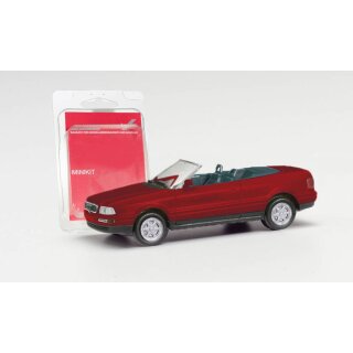 Herpa 012287-006 - 1:87 Herpa MiniKit: Audi 80 Cabrio, weinrot