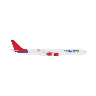 Herpa 535496 - 1:500 Maleth Aero Airbus A340-600 “Protect Our NHS” – 9H-NHS
