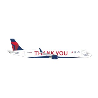 Herpa 535519 - 1:500 Delta Air Lines Airbus A321 “Thank you” – N391DN