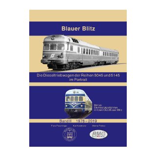 RMG BU 556 - Buch "Blauer Blitz - Die Dieseltriebwagen der Reihen 5045 und 5145 - Teil 1"