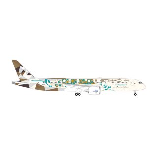 Herpa 535748 - 1:500 Etihad Airways Boeing 787-9 Dreamliner “Choose Saudi Arabia” – A6-BLN