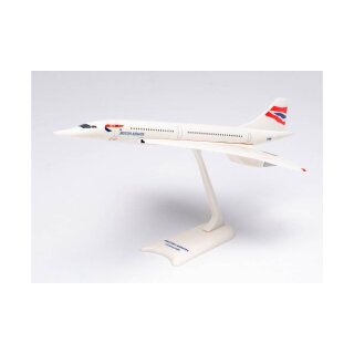Herpa 613439 - 1:250 British Airways Aérospatiale-BAC Concorde – G-BOAC